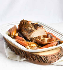 Oven-roasted pork loin
