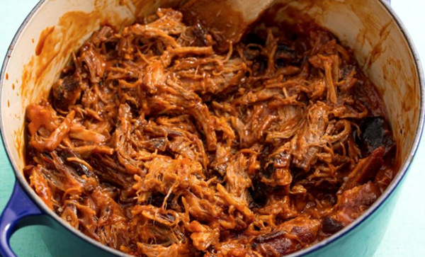 Oven-roasted pulled pork