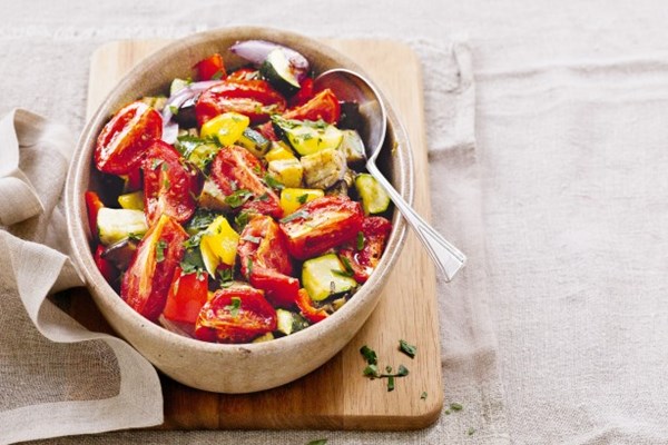 Oven-roasted ratatouille 