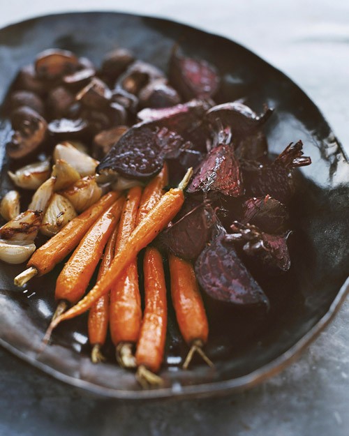 Oven-roasted vegetables