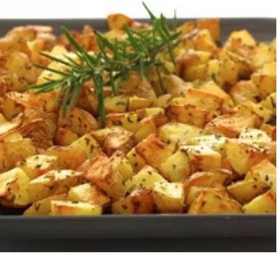 Oven-sautéed potatoes Lyonnaises