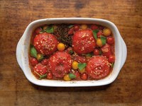 Oven-stewed tomatoes