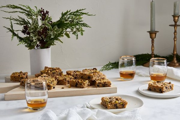 Ovenly's whisky & fig blondies 