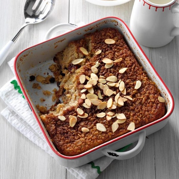 Overnight baked oatmeal 