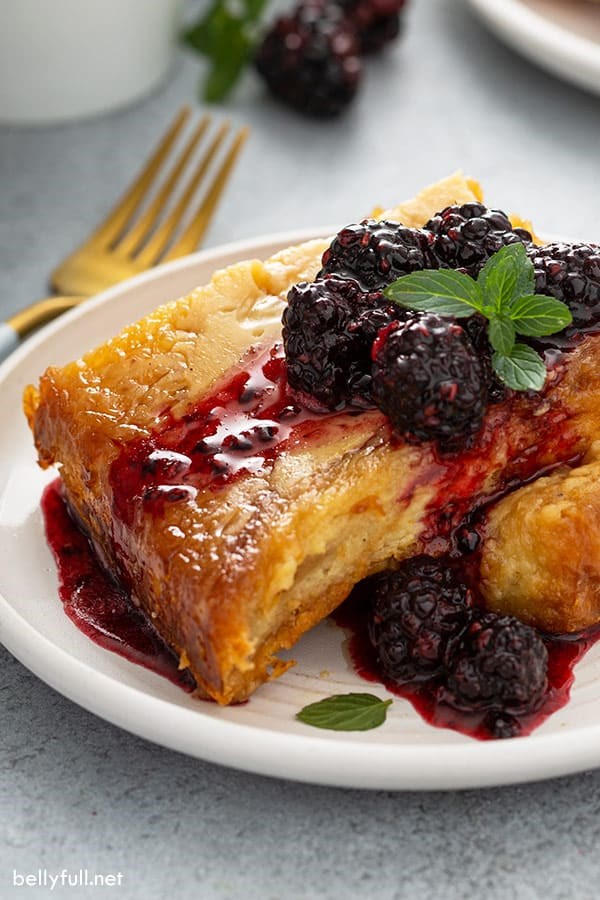 Overnight brioche French toast casserole 