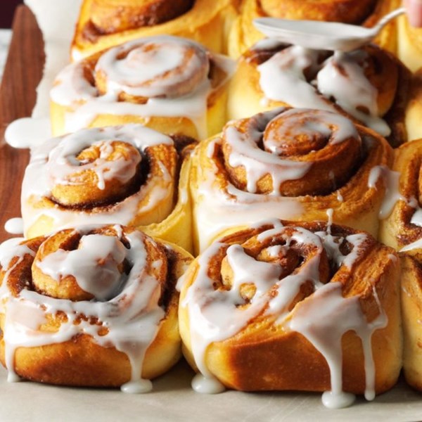 Overnight cinnamon rolls