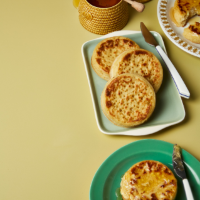 Overnight crumpets