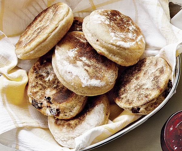 Overnight English muffins