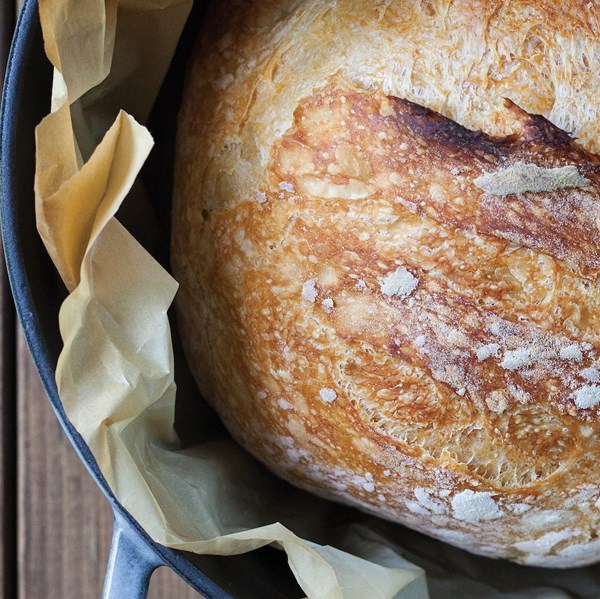 Overnight faux sourdough