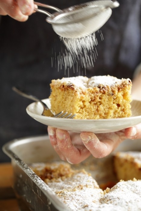 Overnight kefir coffee cake