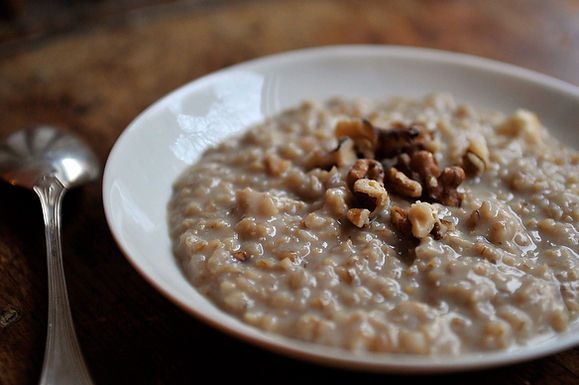 Overnight miso porridge