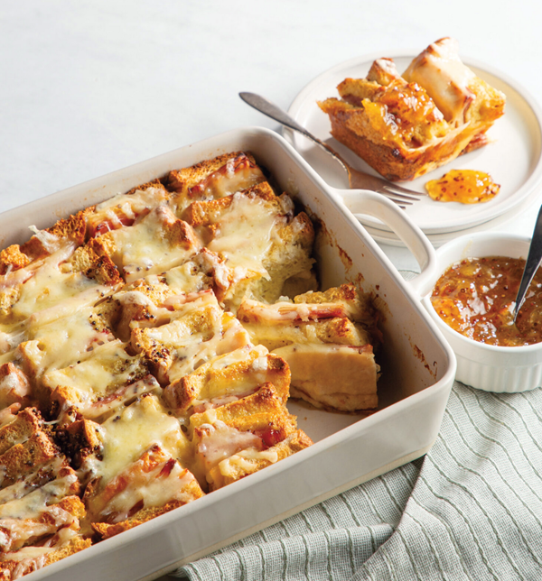 Overnight Monte Cristo breakfast casserole