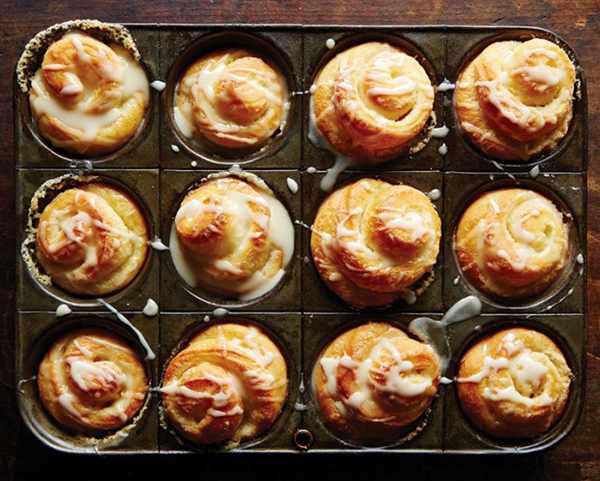 Overnight orange refrigerator rolls 