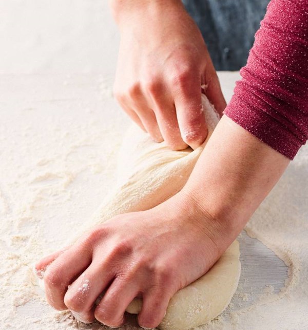 Overnight pizza dough