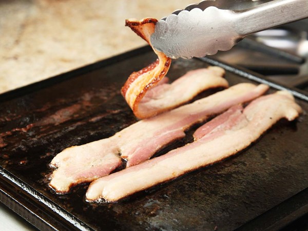 Overnight sous vide bacon