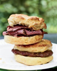 Oversize breakfast biscuits