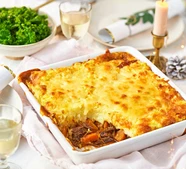 Ox cheek cottage pie with buttery mash topping