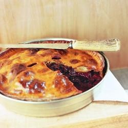 Oxtail & beetroot pie