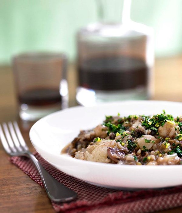 Oxtail risotto