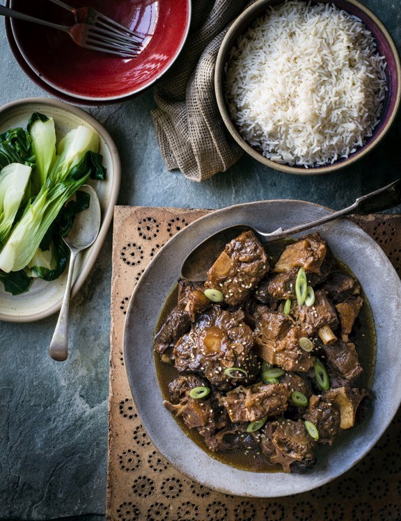 Oxtail with orange, Szechuan peppercorns and star anise