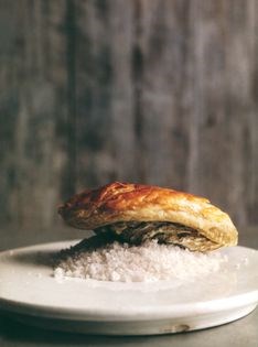 Oyster and chorizo pies