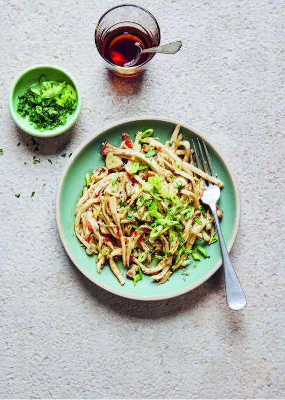 Oyster mushroom salad