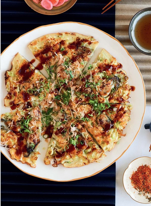 Oyster okonomiyaki