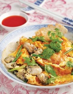 Oyster omelette