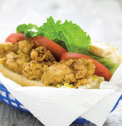 Oyster po' boys