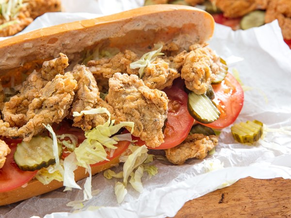 Oyster po' boys