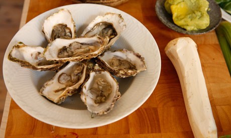 Oysters and cabbage