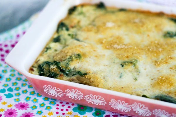 Oysters au gratin