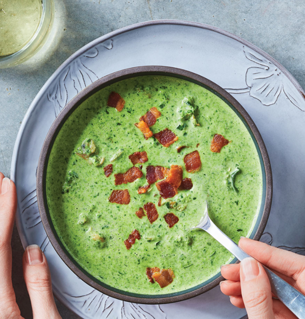 Oysters Rockefeller soup