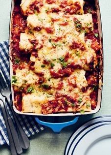 Paccheri pasta pie