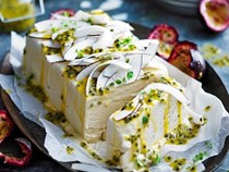 Pacific salted coconut semifreddo