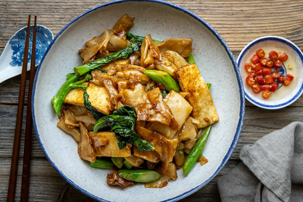 Pad see ew with tofu