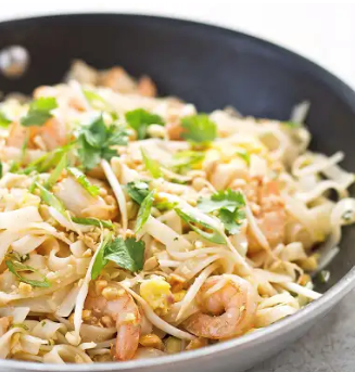 Pad Thai with shrimp