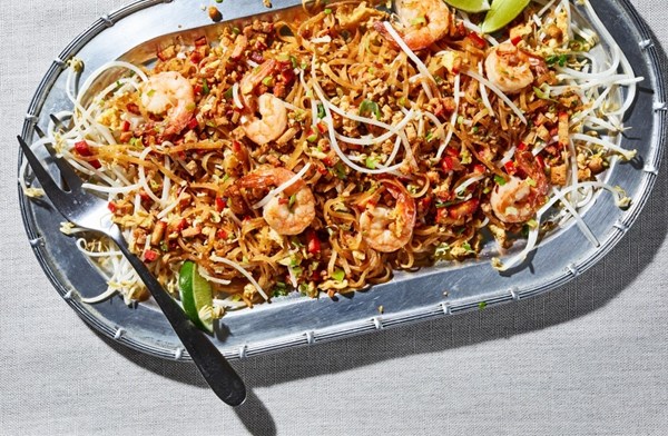 Pad Thai with shrimp