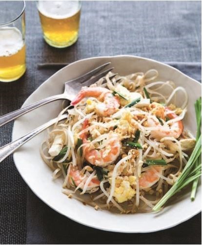 Pad Thai with shrimp (Phat Thai kung sot)