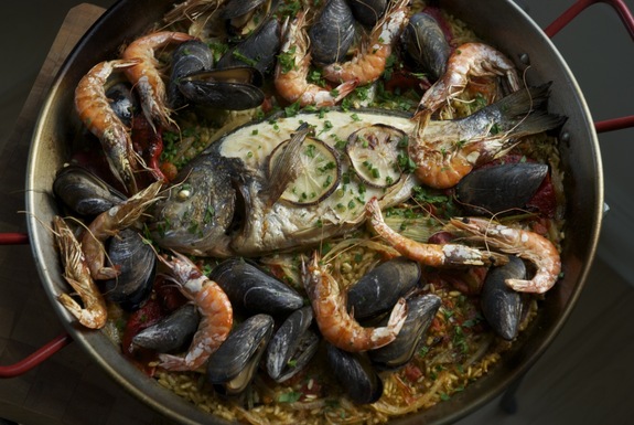 Paella de marisco
