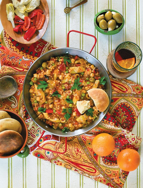 Paella from the pantry