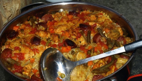 Paella manantiales calientes