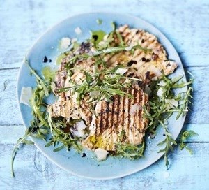 Paillard of chicken with lemon & herbs
