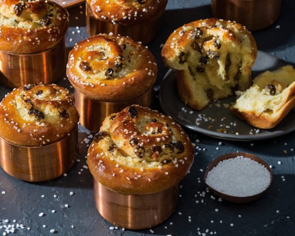 Pain au raisin sweet rolls