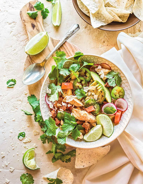 Paleo chicken and chorizo stew