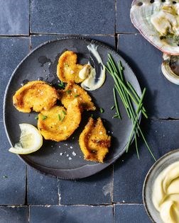 Pan-fried abalone