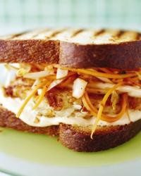 Pan-fried Asian-style crab burgers