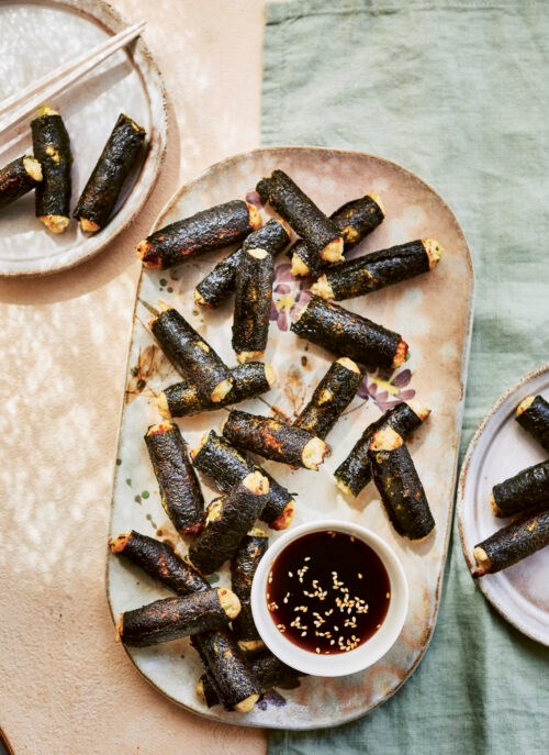 Pan-fried nori dumplings