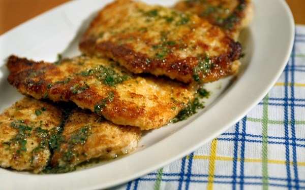 Pan-fried petrale sole