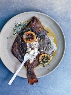 Pan-fried plaice (Stegt rødspætte)